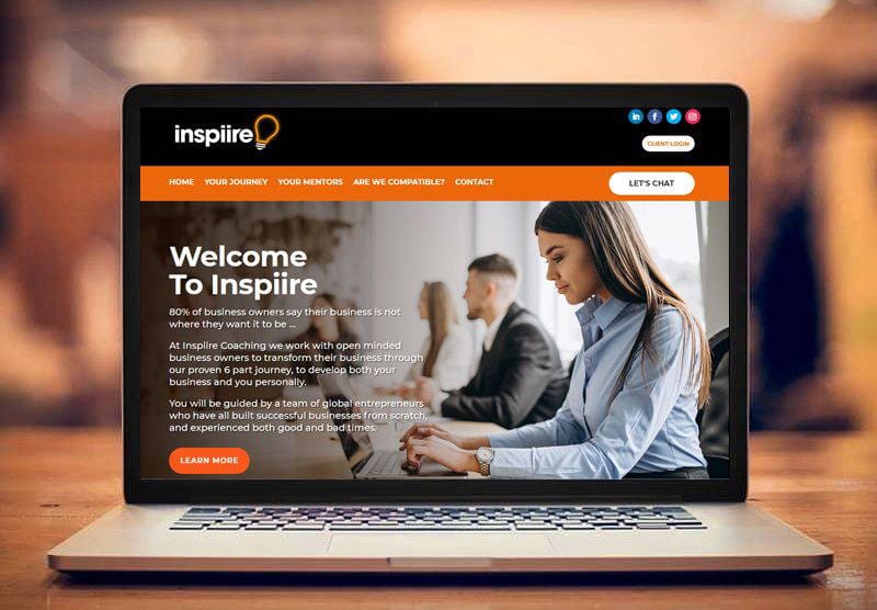 Inspiire Coaching Website Inspiire Coaching Website